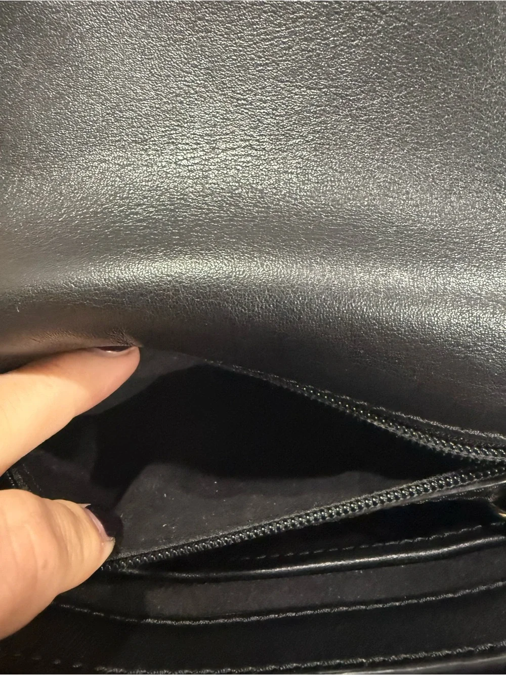 ⁠MICHAEL KORS Jolene black leather saddle bag with interlocking woven strap